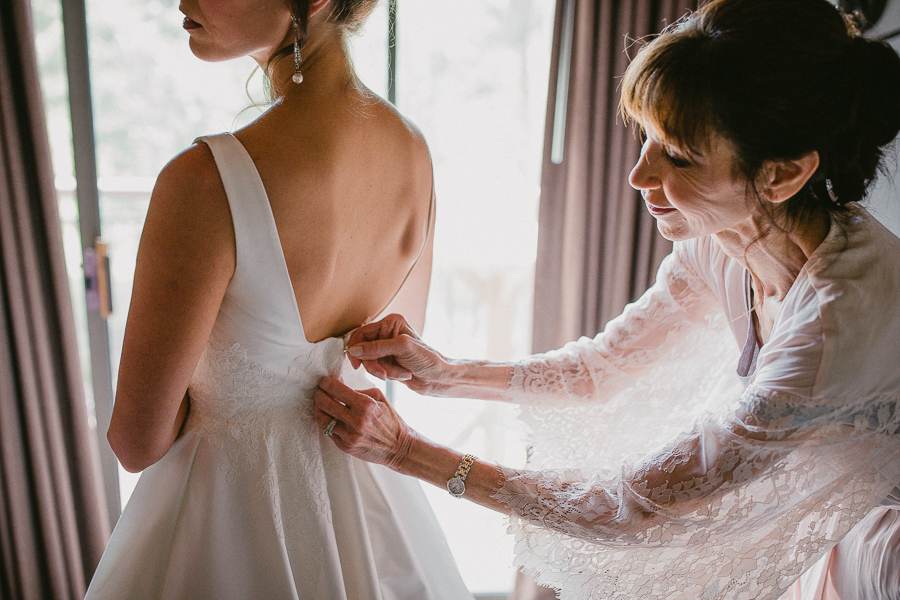 RMNP first look, colorado wedding photographer, bridal preparations, wedding dress