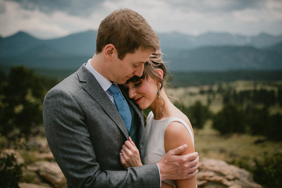 RMNP first look, colorado wedding photographer