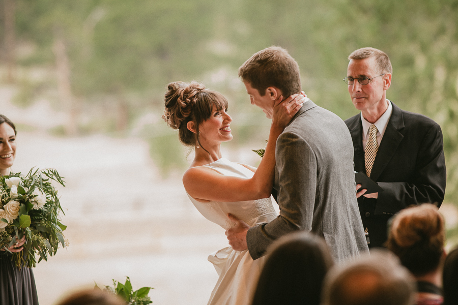 estes park wedding, black canyon inn wedding, wedding ceremony