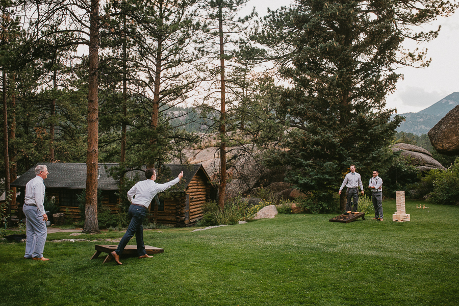 estes park wedding, black canyon inn wedding