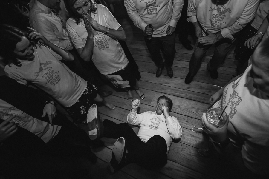 colorado wedding, wedding receptions, let the bodies hit the floor